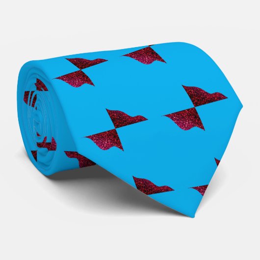 Einfaches, elegantes Logo hier Krawatte (Gerollt)