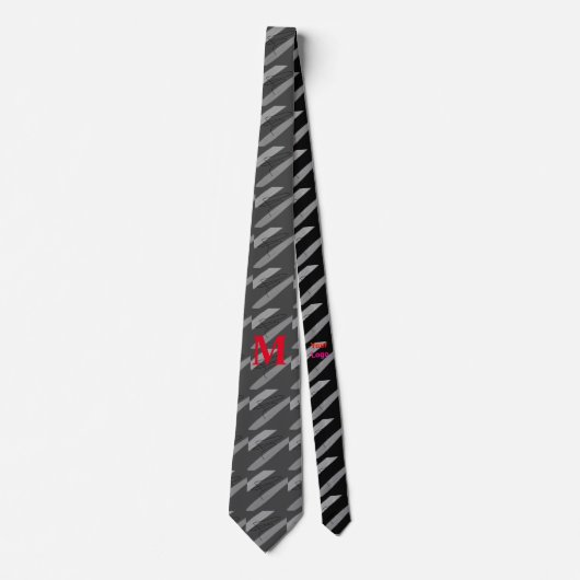 Einfaches, elegantes Logo hier Krawatte (Vorderseite)