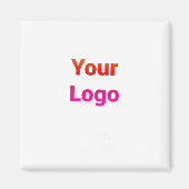 Einfaches, elegantes Logo hier Magnet (Vorne)