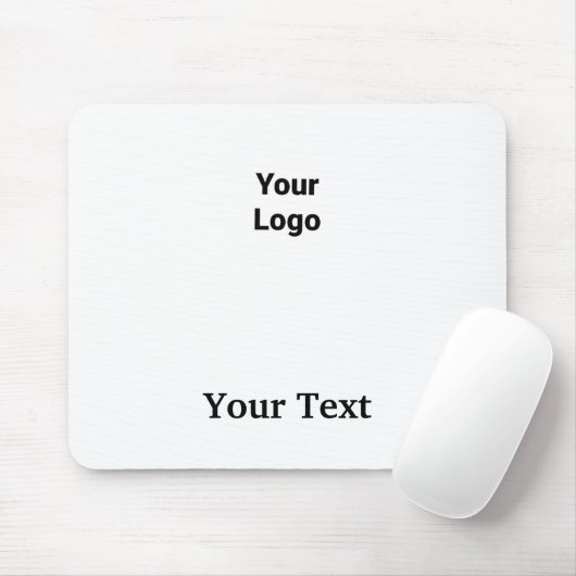 Einfaches, elegantes Logo hier Mousepad (Mit Mouse)