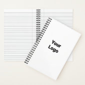 Einfaches, elegantes Logo hier Notizblock (Innen)