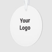 Einfaches, elegantes Logo hier Ornament (Vorderseite)