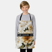 Einfaches, elegantes Logo hier Schürze (Getragen)