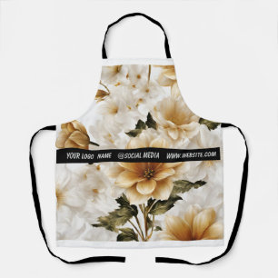 Einfaches, elegantes Logo hier Schürze