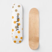 Einfaches, elegantes Logo hier Skateboard (Vorderseite)