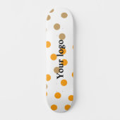 Einfaches, elegantes Logo hier Skateboard (Vorderseite)