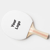 Einfaches, elegantes Logo hier Tischtennis Schläger (Seitenansicht)