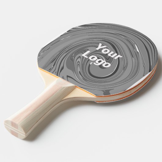 Einfaches, elegantes Logo hier Tischtennis Schläger (Vorderseite)