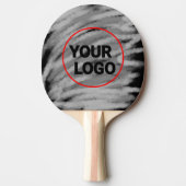 Einfaches, elegantes Logo hier Tischtennis Schläger (Vorderseite)