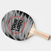 Einfaches, elegantes Logo hier Tischtennis Schläger (Seitenansicht)