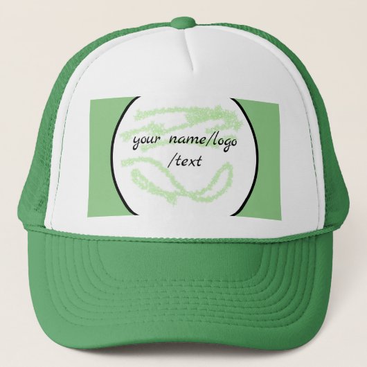 Einfaches, elegantes Logo hier Truckerkappe (Vorderseite)