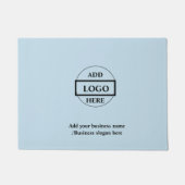 Einfaches elegantes Logo hier Unternehmen Fußmatte (Vorderseite)