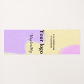 Einfaches, elegantes Logo hier Yogamatte (Rückseite (Horizontal))