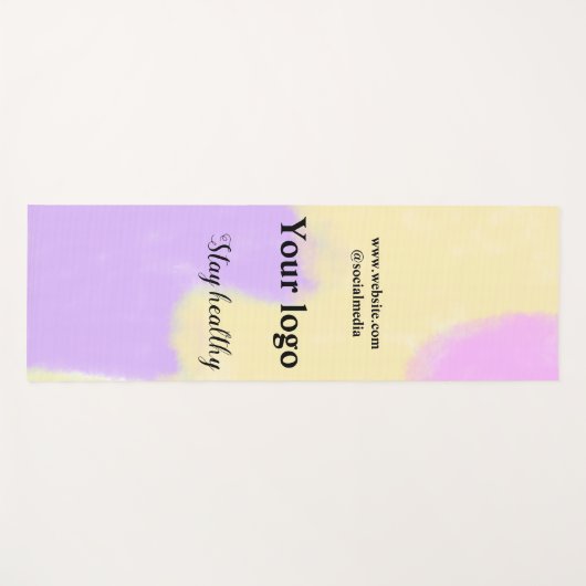 Einfaches, elegantes Logo hier Yogamatte (Vorderseite (Horizontal))