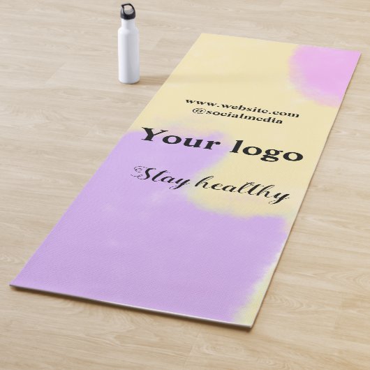 Einfaches, elegantes Logo hier Yogamatte (Beispiel)