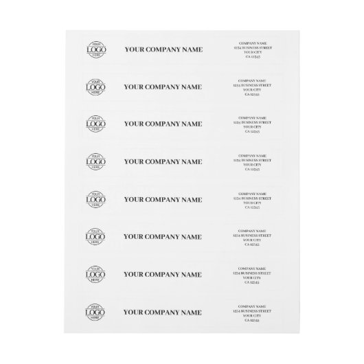 Einfaches, elegantes Logo mit der Marke Black & Wh (Bogen)