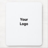 Einfaches, elegantes Logo mit Firmenmaus Mousepad (Vorne)