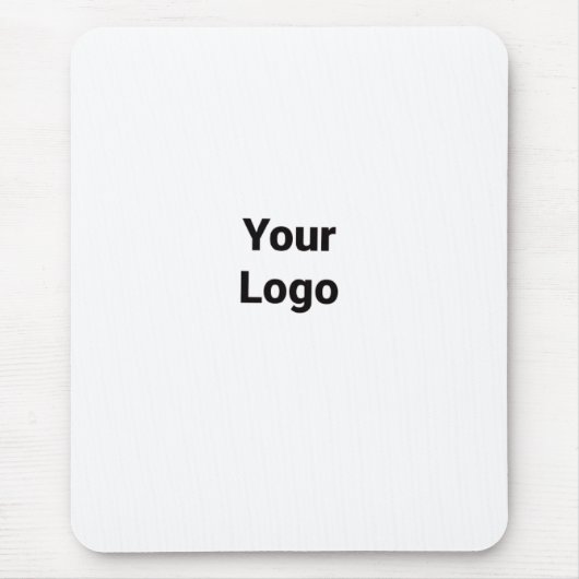 Einfaches, elegantes Logo mit Firmenmaus Mousepad (Vorne)