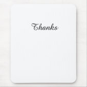 Einfaches, elegantes Logo mit Firmenmaus Mousepad (Vorne)