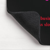 Einfaches, elegantes Logo mit Firmenmaus Mousepad (Ecke)