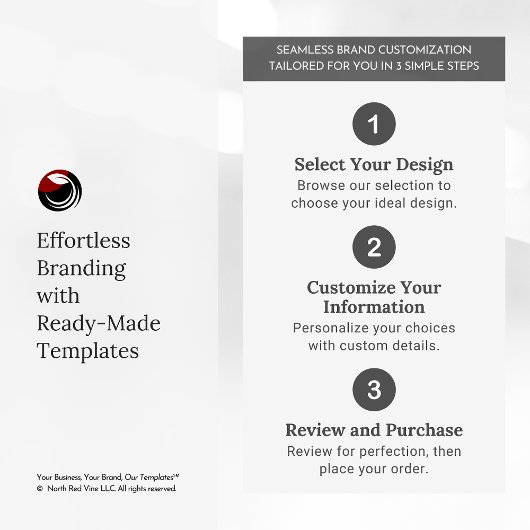 Einfaches elegantes Logo Visitenkarte