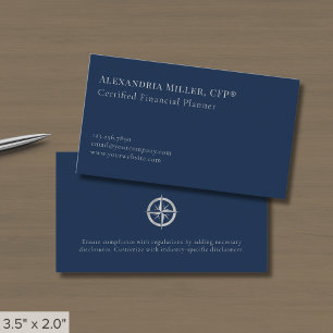 Einfaches elegantes Logo Visitenkarte
