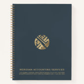 Einfaches Elegantes Luxus-Notebook Notizblock (Vorderseite)