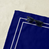 Einfaches elegantes Marinehandtuch Strandtuch (Beispiel)