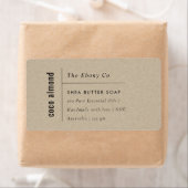 Einfaches elegantes minimales Rustikales Kraftseif (Insitu)