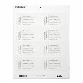 Einfaches elegantes minimales Schwarz-Weiß-Seifenl (Vorne)