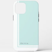 Einfaches elegantes Minimalistisches Farbblock mit Case-Mate iPhone Hülle (Rückseite)