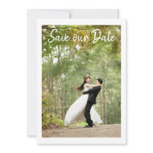 Einfaches Elegantes Modernes Foto Save the Date