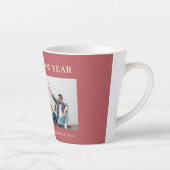 Einfaches Elegantes Modernes Happy New Year One Fo Milchtasse (Rechts)