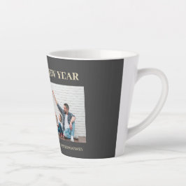 Einfaches Elegantes Modernes Happy New Year One Fo Milchtasse