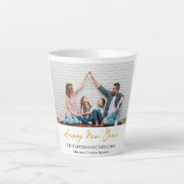 Einfaches Elegantes Modernes Happy New Year One Fo Milchtasse