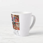 Einfaches Elegantes Modernes Happy New Year Vier F Milchtasse (Rechte Ecke)