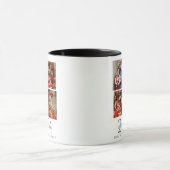 Einfaches Elegantes Modernes Happy New Year Vier F Tasse (Zentrum)