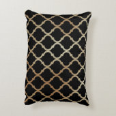 Einfaches elegantes modernes marokkanisches Muster Dekokissen (Rückseite(Vertikal))