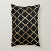 Einfaches elegantes modernes marokkanisches Muster Dekokissen (Vorderseite(Vertikal))