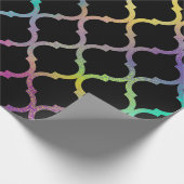 Einfaches elegantes modernes marokkanisches Muster Geschenkpapier (Ecke)