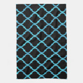 Einfaches elegantes modernes marokkanisches Muster Geschirrtuch (Vertikal)