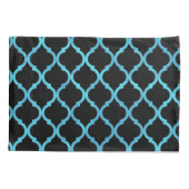 Einfaches elegantes modernes marokkanisches Muster Kissenbezug (Rückseite-Links)