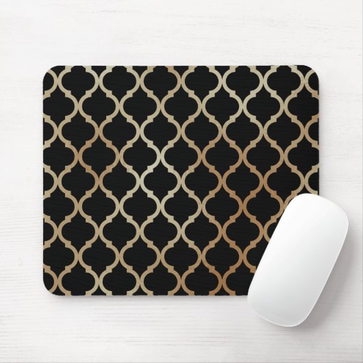 Einfaches elegantes modernes marokkanisches Muster Mousepad (Mit Mouse)