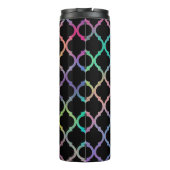 Einfaches elegantes modernes marokkanisches Muster Thermosbecher (Rückseite)