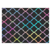 Einfaches elegantes modernes marokkanisches Muster Tischdecke (Vorderseite (Horizontal))