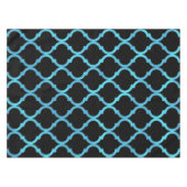 Einfaches elegantes modernes marokkanisches Muster Tischdecke (Vorderseite (Horizontal))