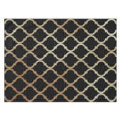 Einfaches elegantes modernes marokkanisches Muster Tischdecke (Vorderseite (Horizontal))