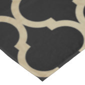 Einfaches elegantes modernes marokkanisches Muster Tischdecke (Schrägansicht)