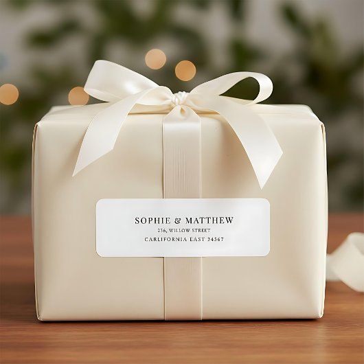 Einfaches, elegantes Retourenlabel