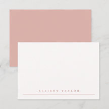 Einfaches elegantes Rosa-Individuelle Name
